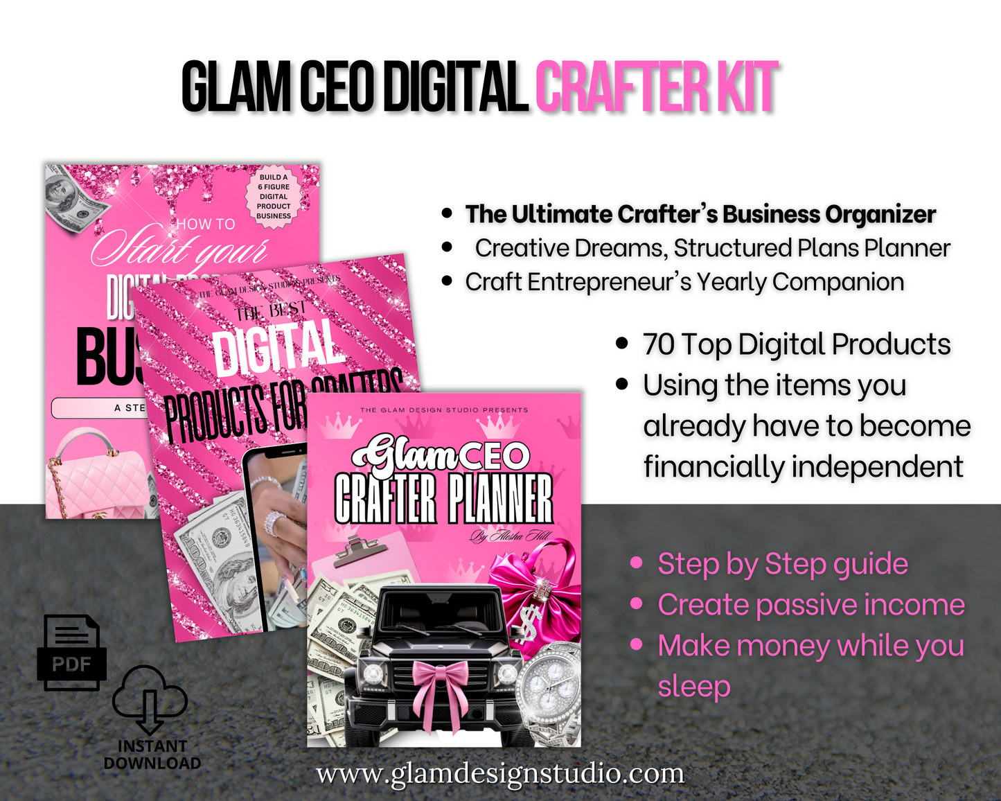 Digital Crafter Starter Kit (Digital Glam CEO) EBooks