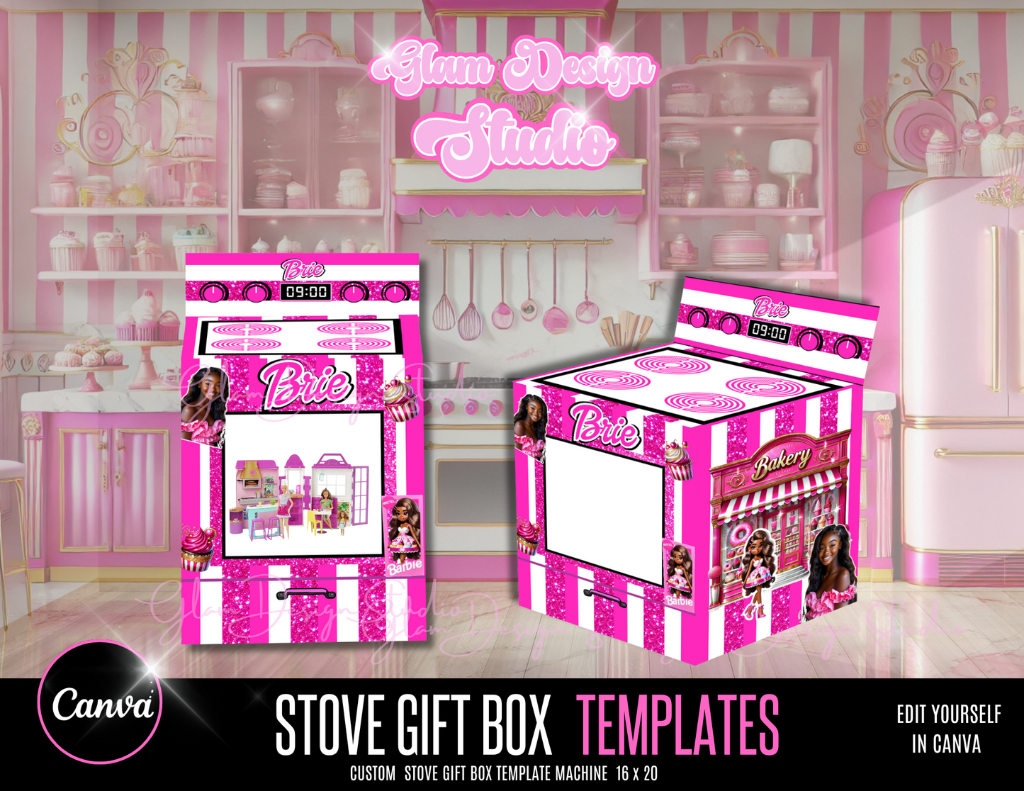 Stove Gift Box Template