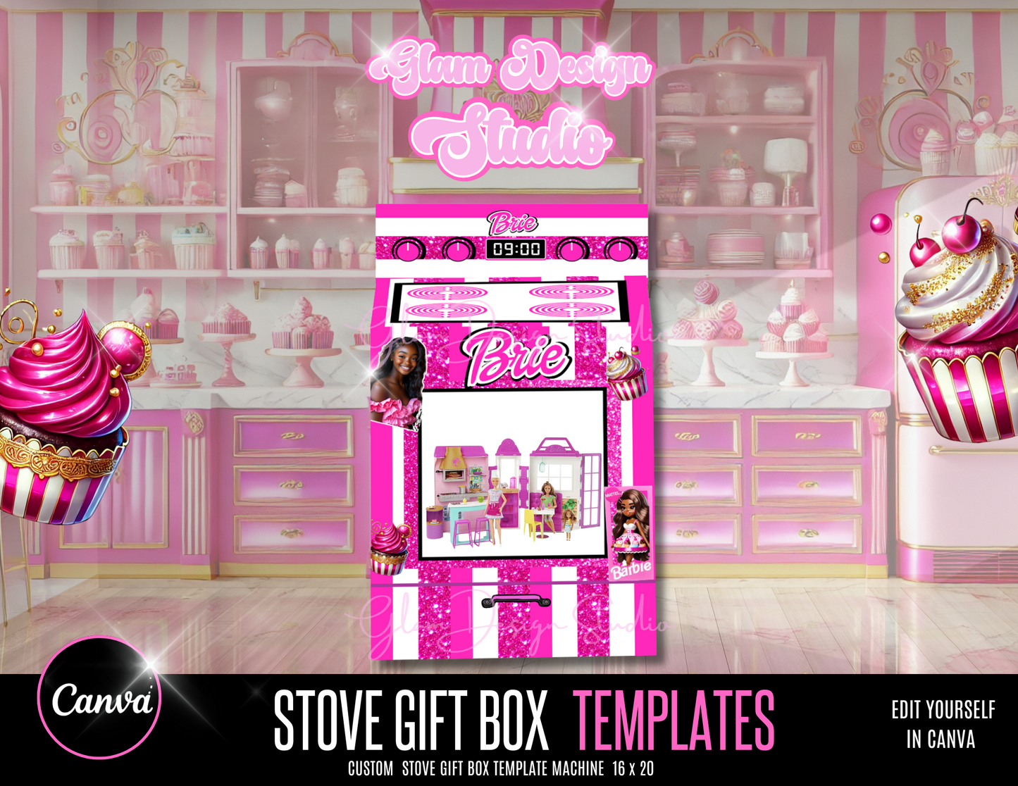 Stove Gift Box Template