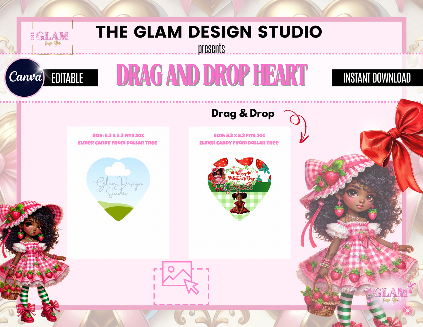 Drag and Drop Canva Editable Templates