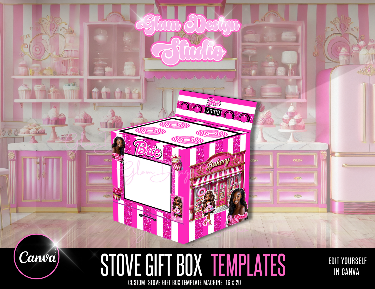 Stove Gift Box Template