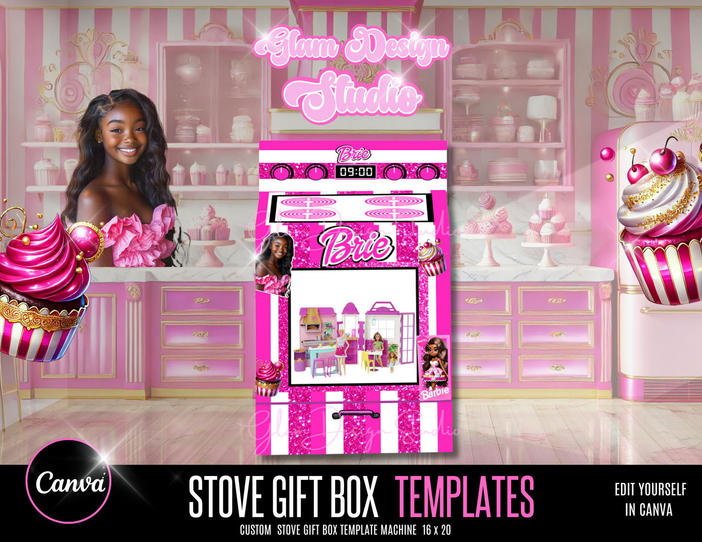Stove Gift Box Template