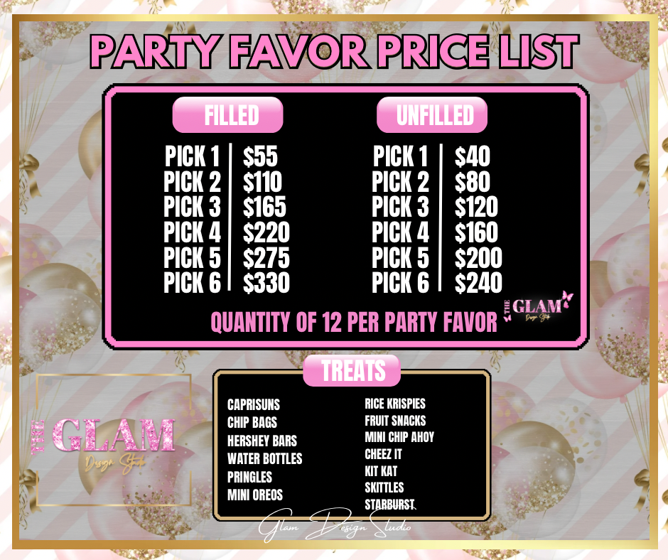 Custom Party Favors