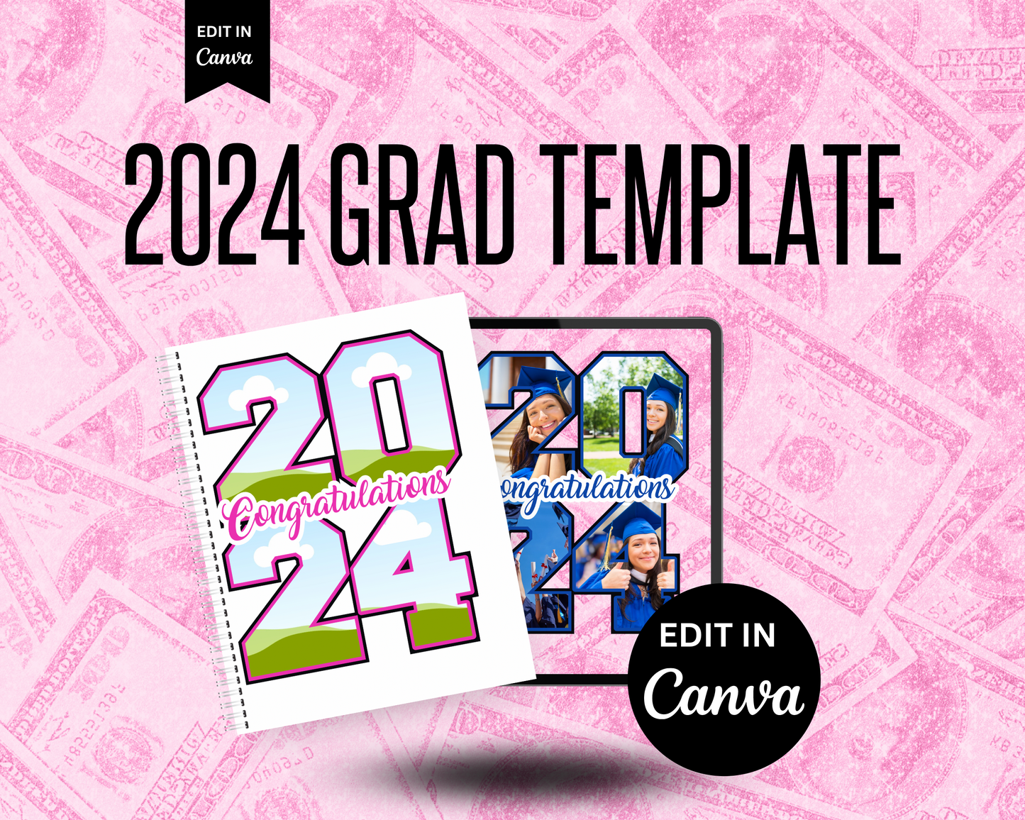 2025 Editable Grad Photo Template