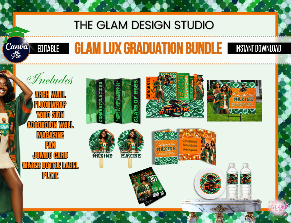 2025 Luxury Graduation FAMU Digital Bundle