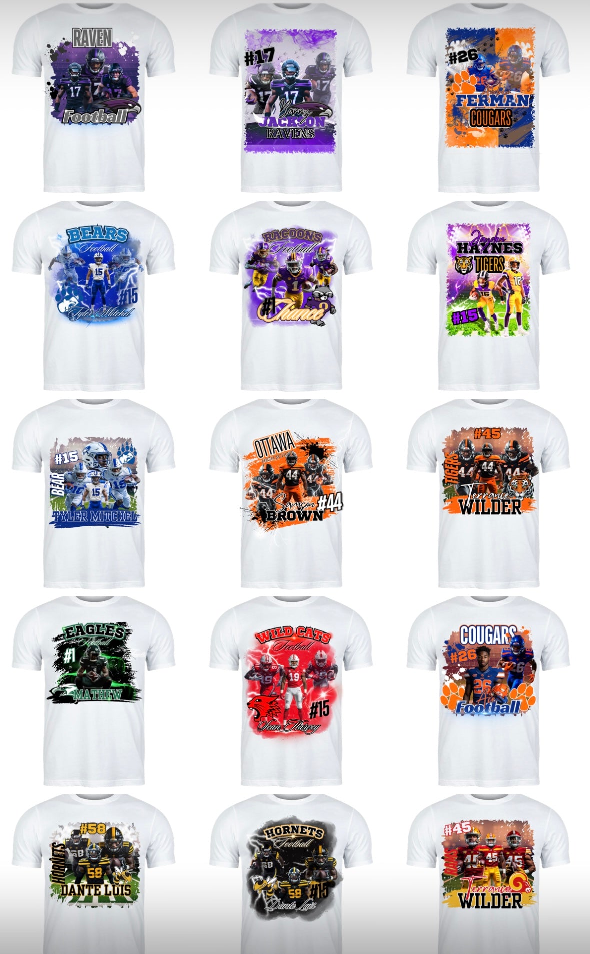 32 Editable Football T-Shirt Canva Templates with Mockup – Sports Shirt Designs for Crafters