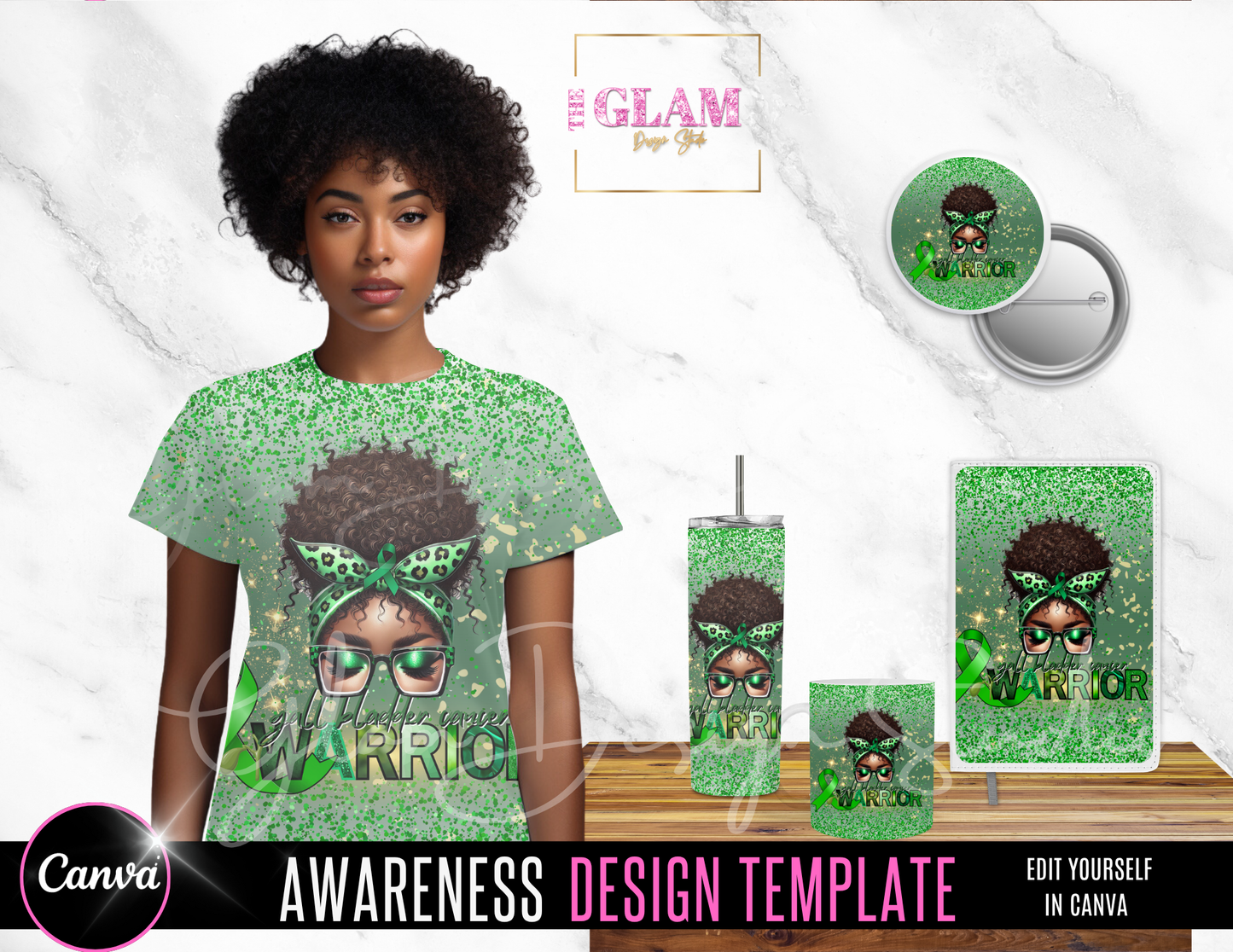 (Digital Product) Canva Editable Awareness Bundle Kit