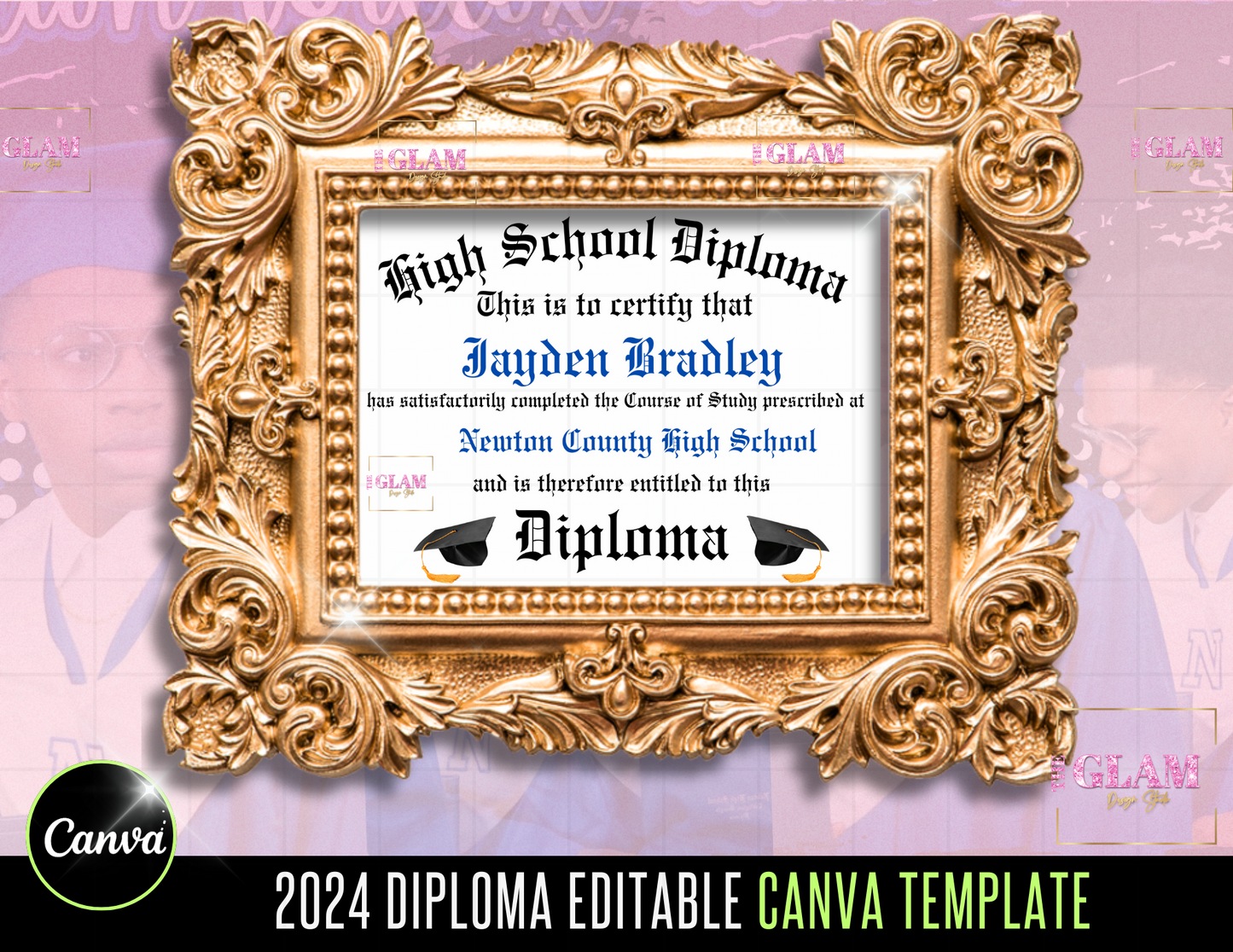 2025 Graduation Editable (15) Mockups for T-Shirts, Stole, Pillows & More