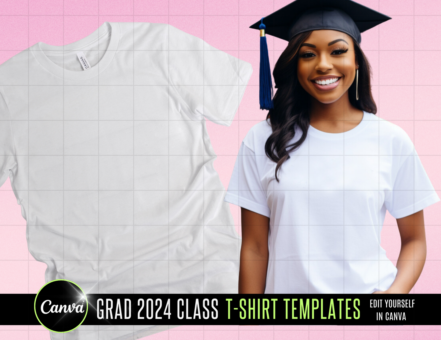 2025 Graduation Editable (15) Mockups for T-Shirts, Stole, Pillows & More