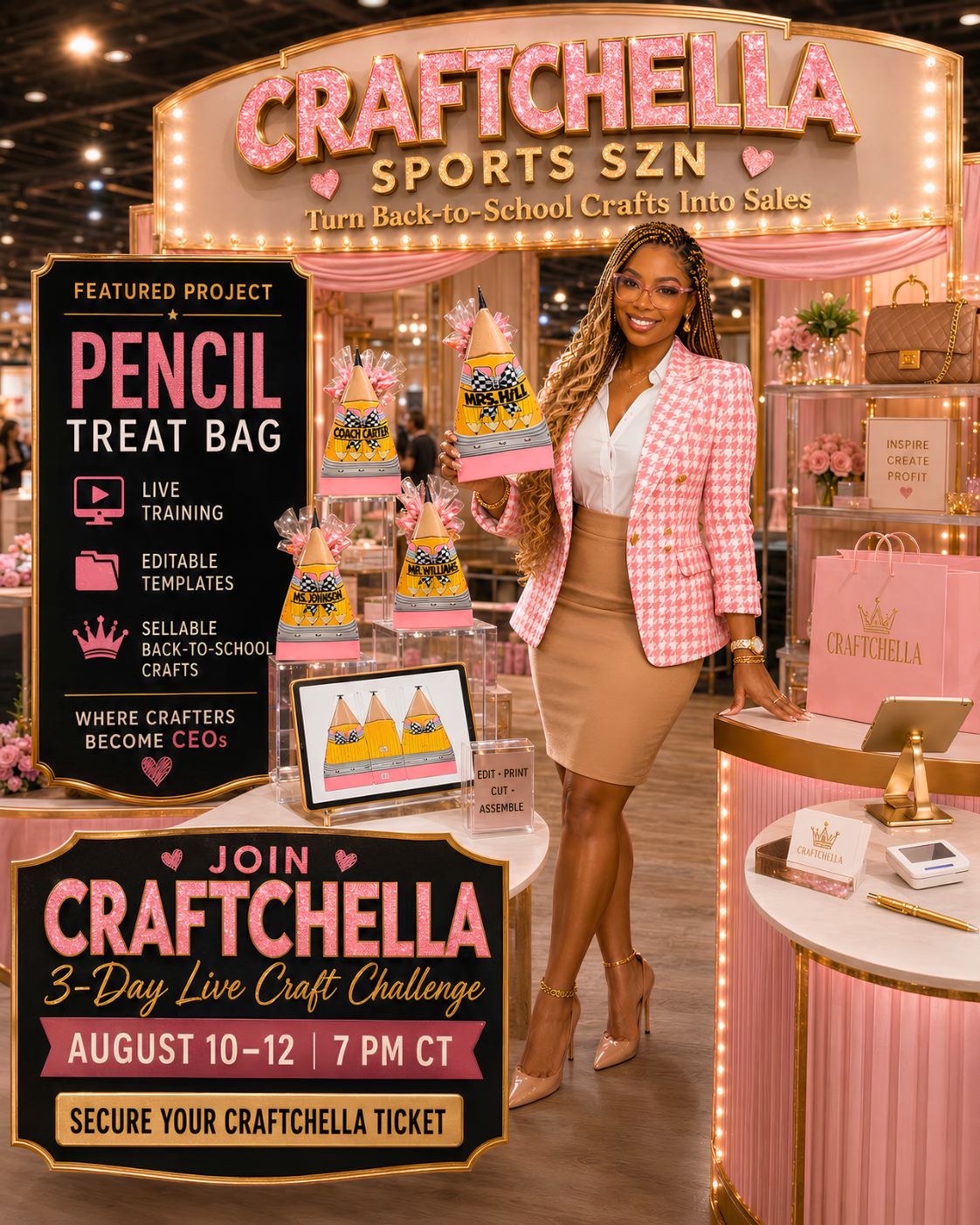 Pencil Treat Bag Template Bundle | 10 Done-for-You Back to School Designs