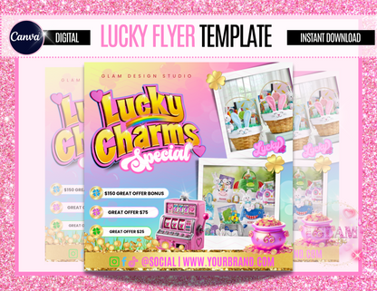 St Patrick Instagram Promo Flyer 1 Editable Canva Template