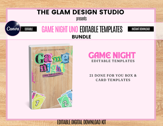 Playing Cards Editable Template Bundle