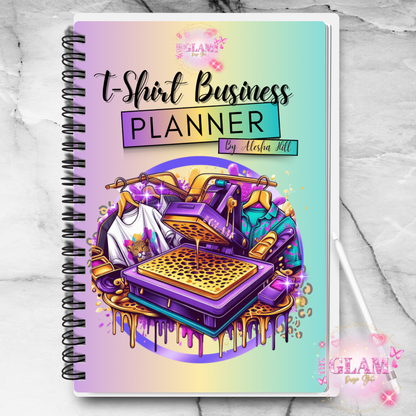 Digital Printable T-Shirt Business Planner