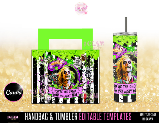 Beetlej Handbag Box & Tumbler Canva Editable Template (Digital Product)