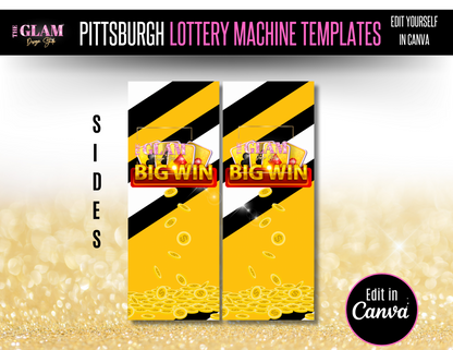 Father’s Day Lottery Box Editable Canva Templates (Digital Product)