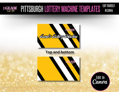 Father’s Day Lottery Box Editable Canva Templates (Digital Product)