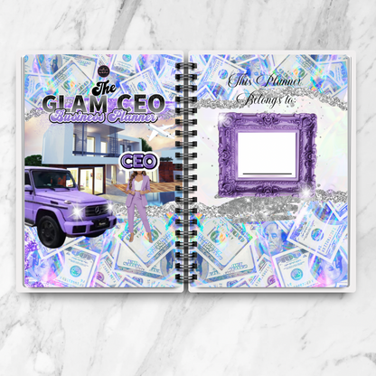 The Glam CEO Iridescent Business Planner