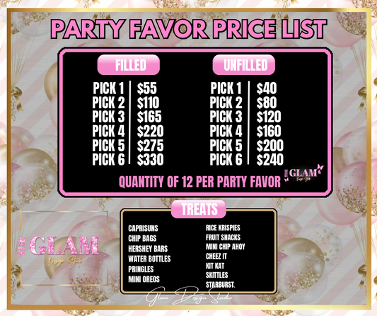 Custom Party Favors