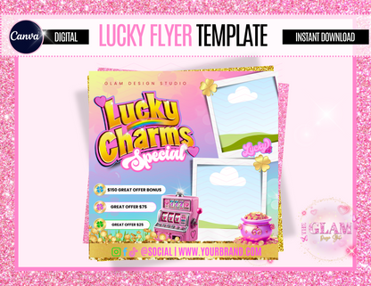 St Patrick Instagram Promo Flyer 1 Editable Canva Template