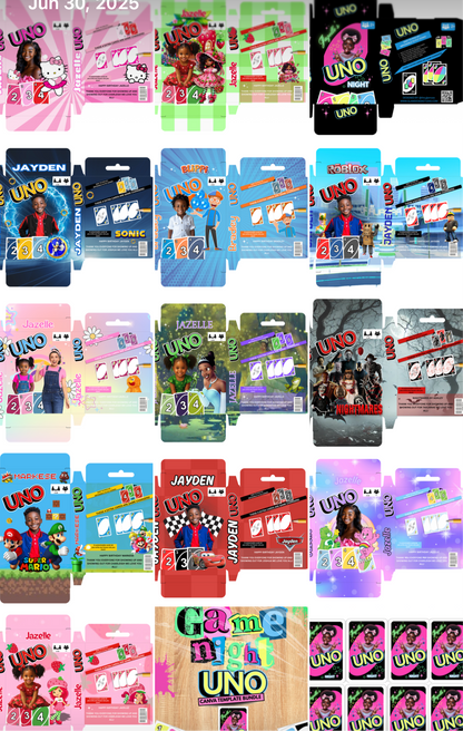 Playing Cards Editable Template Bundle