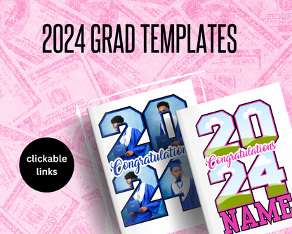 2024 Editable Grad Photo Template