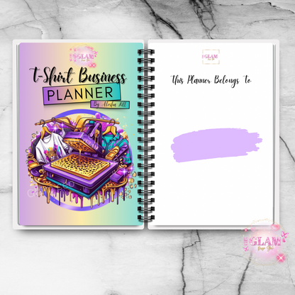 Digital Printable T-Shirt Business Planner