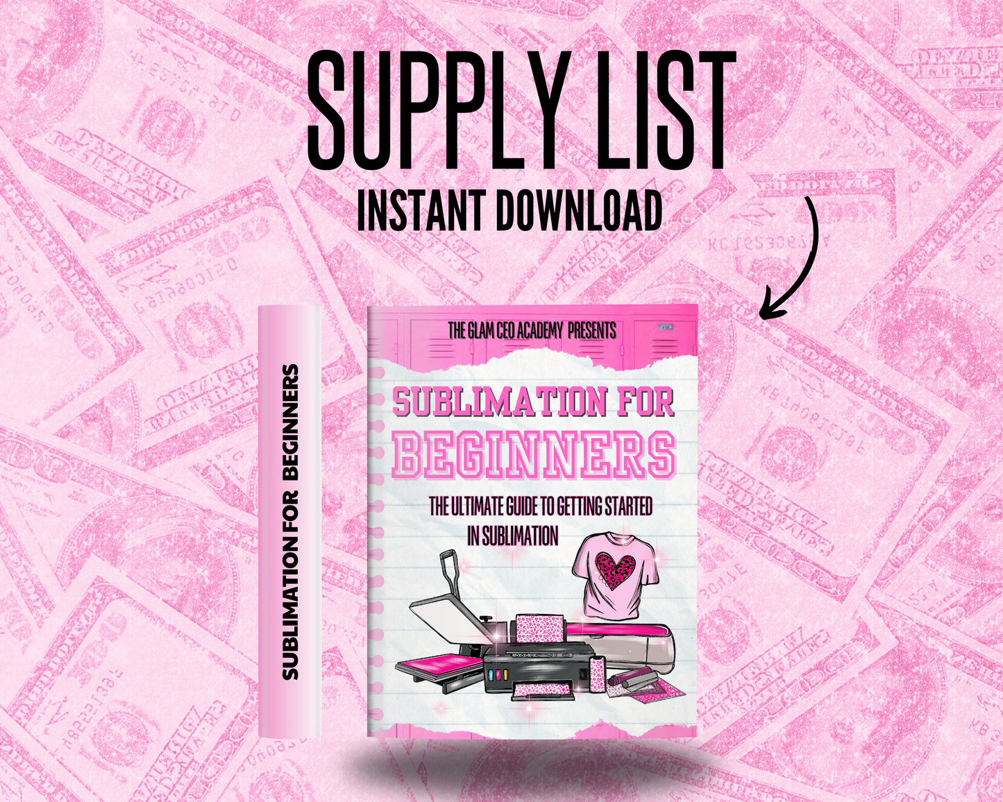 Sublimation for Beginners Ebook (Supply List)