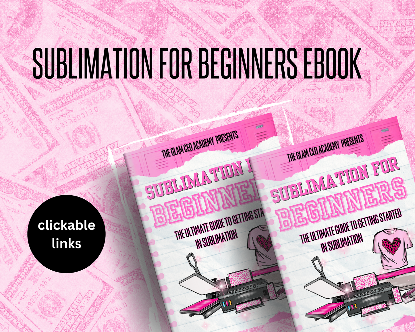 Sublimation for Beginners Ebook (Supply List)