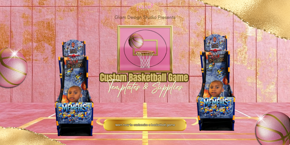 Basketball Game Supplies & Editable Canva Templates Ebook (Tutorial Sold Separately )