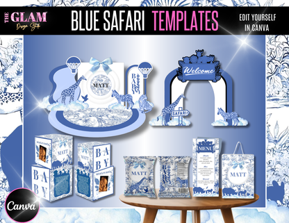 Ultimate Bundle of Joy (PLR) – 13 Canva-Editable Baby Shower + Gender Reveal Template Sets