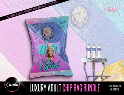 Kurt Inspired Lux Gift Bag & Party Favors (Digital Templates)