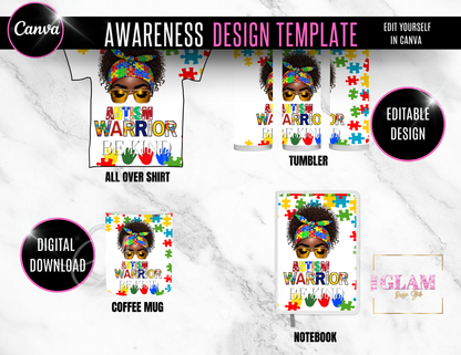 (Digital Product) Canva Editable Awareness Bundle Kit