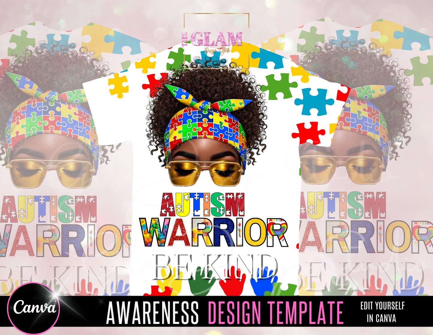 (Digital Product) Canva Editable Awareness Bundle Kit