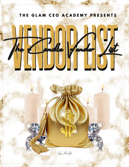 PLR Candle Vendor List; MasterResell Rights Included