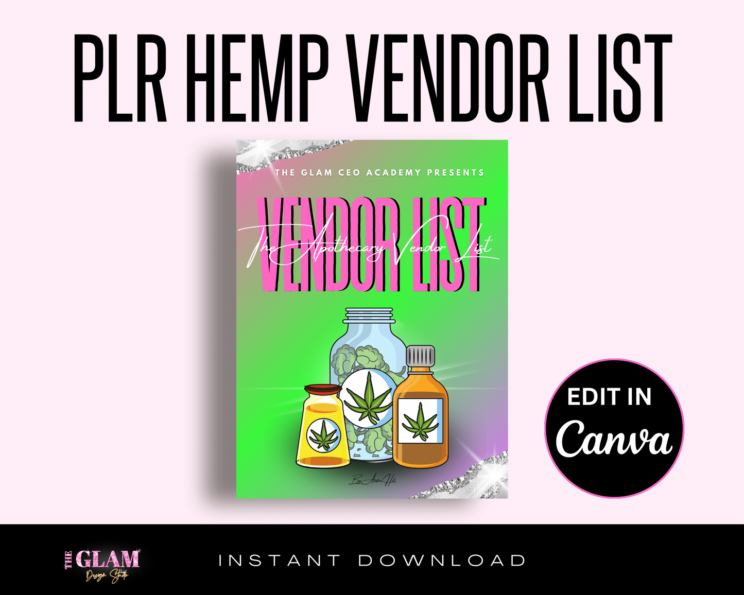 PLR Hemp Vendor List; MasterResell Rights Included