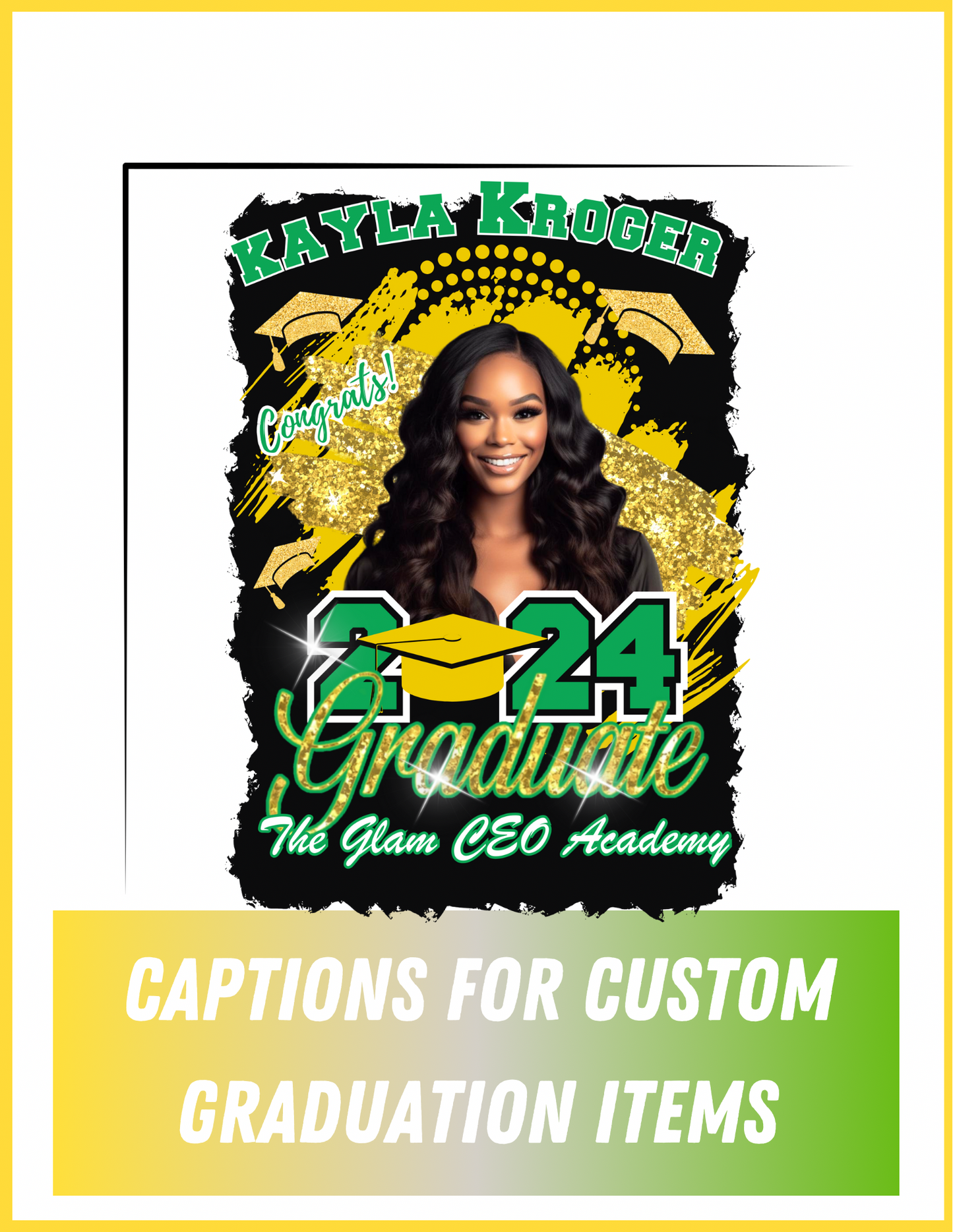 Graduation Custom Items Captions EBook