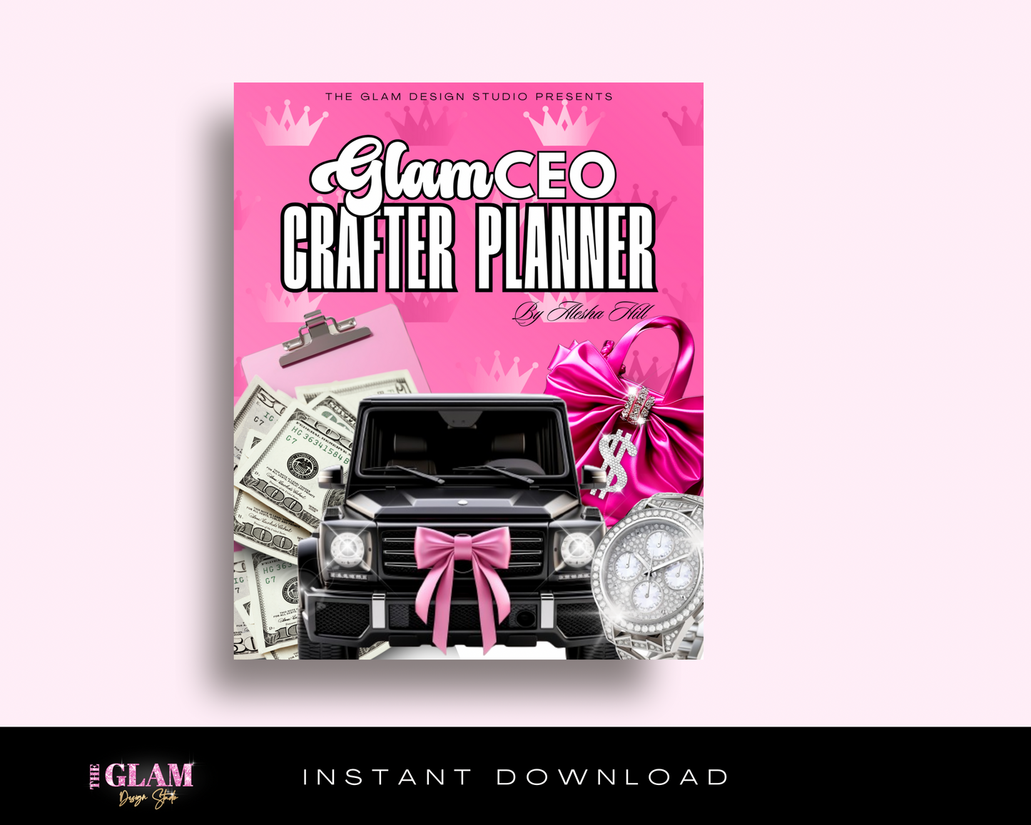 The Glam CEO Crafters Planner, Journal, Ebook, Digital Download