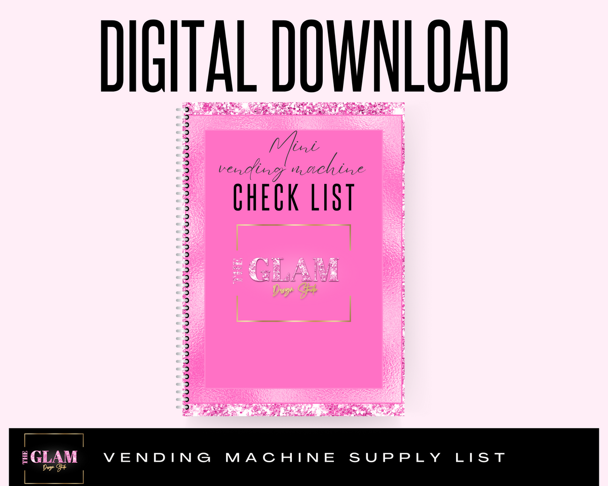 Vending Machine Checklist.pdf 2025 Vending Machine Checklist – The Glam Design Studio