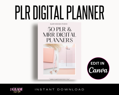 50 (PLR & MRR) Digital Planner Bundle