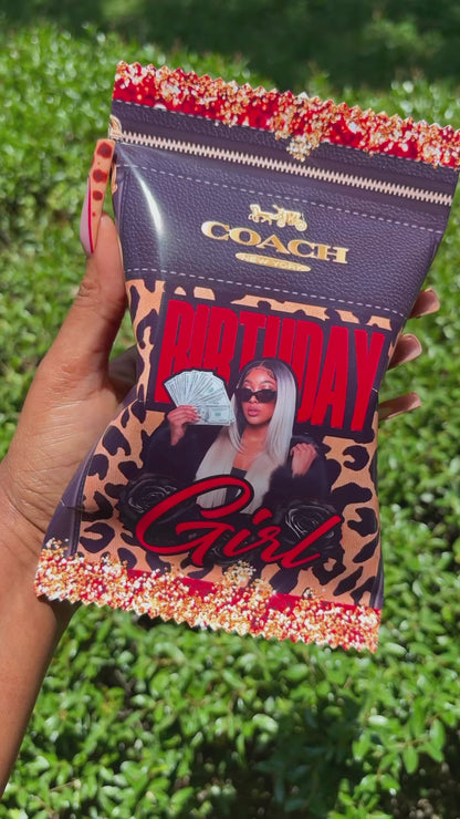 Luxury Designer Chip Bag Bundle 8 (Canva Editable Templates)